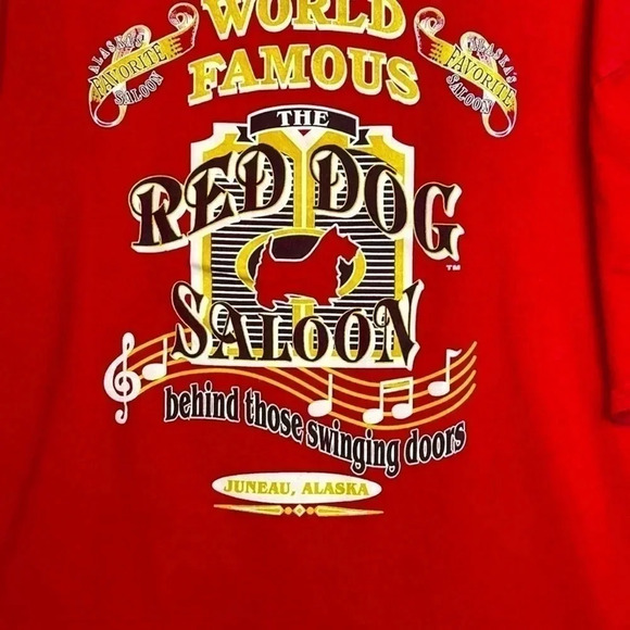 RED Dog Saloon T-shirt from Juneau, Alaska. - Picture 5 of 8